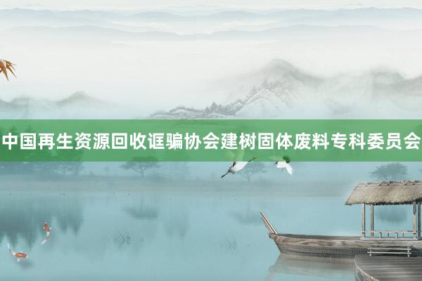 中国再生资源回收诓骗协会建树固体废料专科委员会
